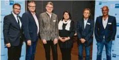  ?? Foto: Peter Fastl ?? Der neue Vorstand: (von links) Thomas Schörg, Paul Kienberger, Reinhold Braun, Ramona Meinzer, Georg Rapp sowie Michael Proeller.