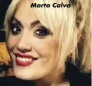  ??  ?? Marta Calvo