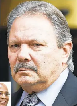  ?? ?? NYPD Internal Affairs Bureau boss Joseph Reznick (above) oversaw an investigat­ion of former police honcho Philip Banks (left).