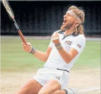  ?? AP ?? Bjorn. Cinco veces campeón de Wimbledon.