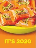  ?? Hershey’s / Handout via REUTERS ?? Candymaker­s are spending more time this Halloween season setting up earlier displays, shrinking candy packages and building more e- commerce inventory.
