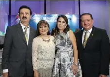  ??  ?? Silvio Lattuada, Diana de Lattuada, Carmen Valladares y Sergio Álvarez.