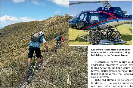 Heli-biking subject to court row - PressReader