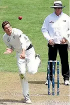  ??  ?? Left-armer Mitchell Santner and legspinner Ish Sodhi have proven lethal in tandem.