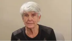  ??  ?? Nancy Elgie released a video Friday on YouTube to announce she is resigning after 17 years as a York trustee.