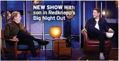  ??  ?? NEW SHOW With son in Redknapp’s Big Night Out