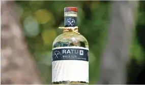  ?? ?? RATU white rum has a delicate and creamy mouth feel, yet warm spicy oak lingering on the palate with a dry finish.