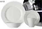  ??  ?? FROM TOP Pieces from the Teas & C’s Contessa collection. Max Grundmann and William Ryan. The company’s White Basics dinnerware.
