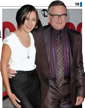  ??  ?? TRAGIC: Comedian Robin Williams with his daughter Zelda in 2009