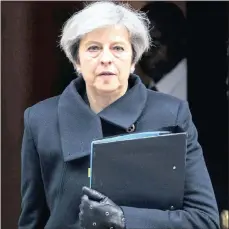  ??  ?? Prime Minister Theresa May aims not to give special treatment to bankers.