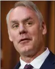  ??  ?? „ Ryan Zinke has been dogged by claims of conflict of interest.