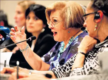  ?? Alberto valdés / efe ?? •
La presidenta de la CIDH, Esmeralda Arosemena, encabezará la delegación.