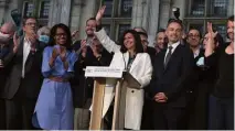  ??  ?? Michèle Rubirola à Marseille, Anne Hidalgo à Paris et Grégory Doucet à Lyon : les trois principale­s villes du pays vont être dirigées par des coalitions entre les écologiste­s et la gauche. (Photos AFP)