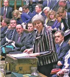  ?? DR ?? Theresa May faz campanha para convencer os deputados