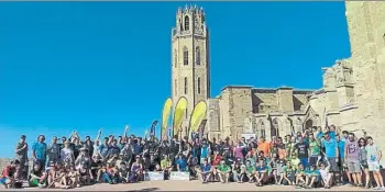  ?? FOTO: IVAN TORRES ?? Campionat d’Europa de Raids d’Aventura. De Vielha a l’arribada a La Seu Vella