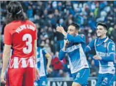  ??  ?? UN AÑO DESPUÉS. El Espanyol ganó al Atlético con gol de Sergio.