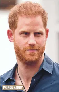  ??  ?? PRINCE HARRY