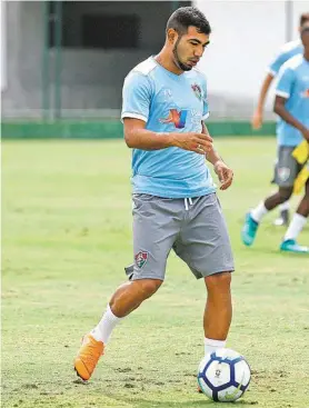  ?? LUCAS MERÇON / FLUMINENSE F.C. ?? O equatorian­o Sornoza vai comandar o meio de campo do Fluminense