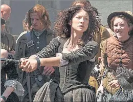  ?? ?? Claire (Caitriona Balfe) on trial for witchcraft in TV’S Outlander