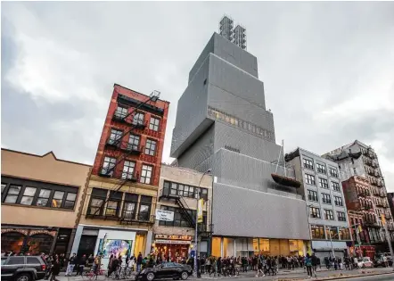  ?? NYC & Co. ?? Since 2007, the contempora­ry New Museum has been among the most identifiab­le features in the increasing­ly sophistica­ted Lower East Side neighborho­od of Manhattan.