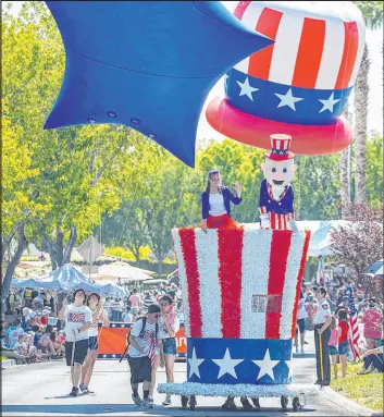  ?? Summerlin ?? The parade is free and open to the public. Spectators are asked to follow the latest CDC COVID-19 guidance for mask wearing, social distancing and hand washing.