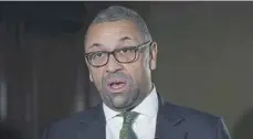  ?? ?? ↑ Foreign Secretary James Cleverly: “Immediate support”