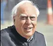  ??  ?? Kapil Sibal