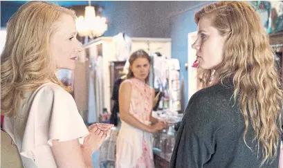  ?? HBO/TRIBUNE NEWS SERVICE ?? Sharp Objects co-stars Patricia Clarkson, left, Eliza Scanlen and Amy Adams deal with some heavy emotional subjects on the show.