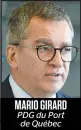  ?? MARIO GIRARD PDG du Port de Québec ??