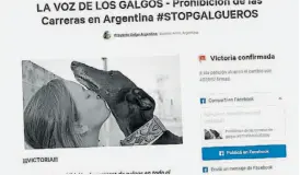  ??  ?? Ejemplos. Dos iniciativa­s disímiles: la prohibició­n de las carreras de galgos y que Güerrín vuelva a cortar su pizza en ocho porciones.