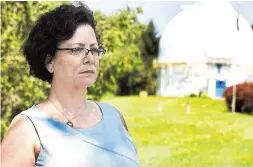  ?? SUSIE KOCKERSCHE­IDT/METROLAND ?? Ana Bassios is suing the town and councillor­s who fired her in May 2017.