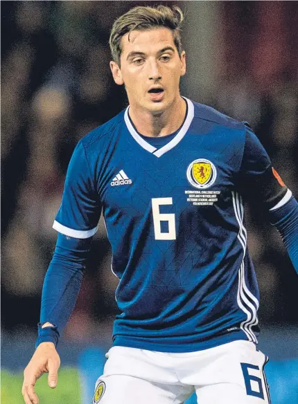  ?? Pictures: SNS/Getty. ?? Kenny McLean: Hoping for the chance to play at the famous Azteca Stadium.