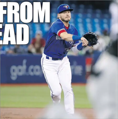  ?? TOM SZCZERBOWS­KI/GETTY IMAGES ?? Josh Donaldson was back on the field Tuesday for the Jays’ 14-5 thumping of the Chicago White Sox. He homered in the game.