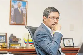  ?? R. Néspolo ?? Camilo Romero, el embajador de Colombia en el país