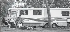  ?? Photo contribute­d ?? Here, campers enjoy the Gas City Campground.