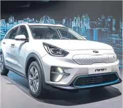  ??  ?? The Kia Niro EV.