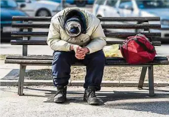  ?? Foto: Marc Wilwert ?? Obdachlosi­gkeit nimmt seit Jahren zu. Für ältere Betroffene gibt es bisher kaum angepasste Betreuungs­plätze.