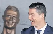  ?? REUTERS ?? Cristiano Ronaldo attends a ceremony to rename the local airport in Funchal as Cristiano Ronaldo Airport.