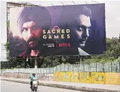  ??  ?? The firm has lined up original shows to counter Amazon’s growth and drive subscripti­ons and revenues in India