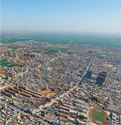  ??  ?? ► Vista actual de Xiongan, la ciudad que se convertirá en Zona Económica Especial.