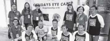  ??  ?? OWNDAYS PH conducted its 4th Eye Camp in collaborat­ion with Lions Clubs Internatio­nal in Tondo, Manila.