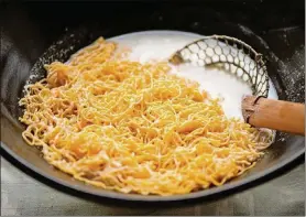  ??  ?? Get out your pasta machine to make Chukasuime­n Ramen Noodles.