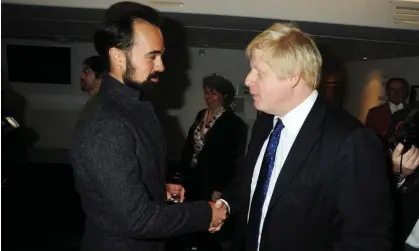  ?? Benett/Getty Images ?? Evgeny Lebedev and Boris Johnson at a reception ahead of the Evening Standard theatre awards, November 2009. Photograph: David M