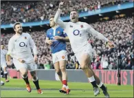  ??  ?? FULL SPEED: Jonny May has scored 12 tries in as many Tests – including a hat-trick against France – ahead of England’s match with Wales.