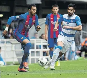  ?? FOTO: MANEL MONTILLA ?? Mboula ha decidido dejar el Barça y aceptar la propuesta del Mónaco