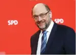  ?? (Reuters) ?? MARTIN SCHULZ