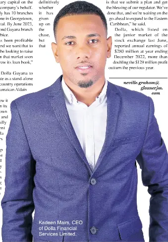 Dolla hunting cash to expand loan book and country locations - PressReader