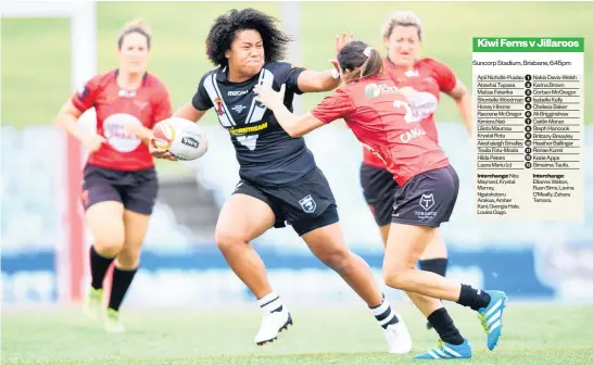  ?? Picture / Photosport ?? Player of the tournament Teuila Fotu- Moala has had to break through cultural and gender- based stereotype­s to live her World Cup dream.