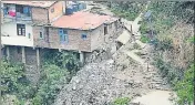  ?? DEEPAK SANSTA/HT ?? ■ Garbage dumped near a residentia­l area in Shimla.