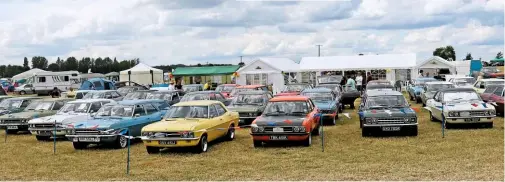  ??  ?? A massive effort rooted out more than 50 FD Vauxhalls to celebrate their half-century.